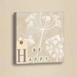 TEK194 Cream White Decorative PU Leather Painting