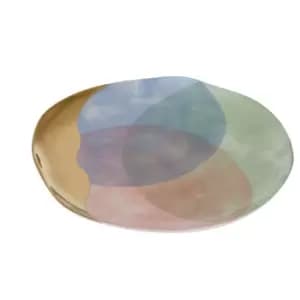 Multicoloured Dinner Stoneware Plate