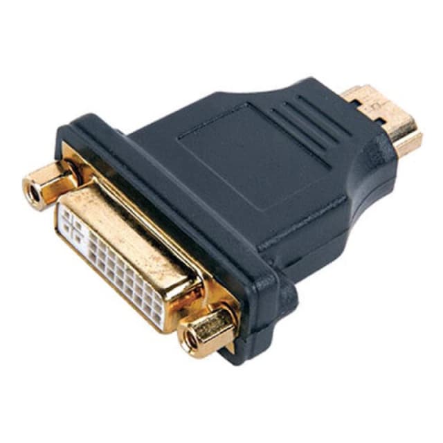 Cablenet Cablenet HDMI 1.4b Male - DVI-D Female Black Adaptor HDMIS343