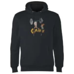 The Flintstones Distressed Bam Bam Gains Hoodie - Black