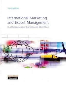International Marketing and Export Management by Prof Gerald Albaum Book