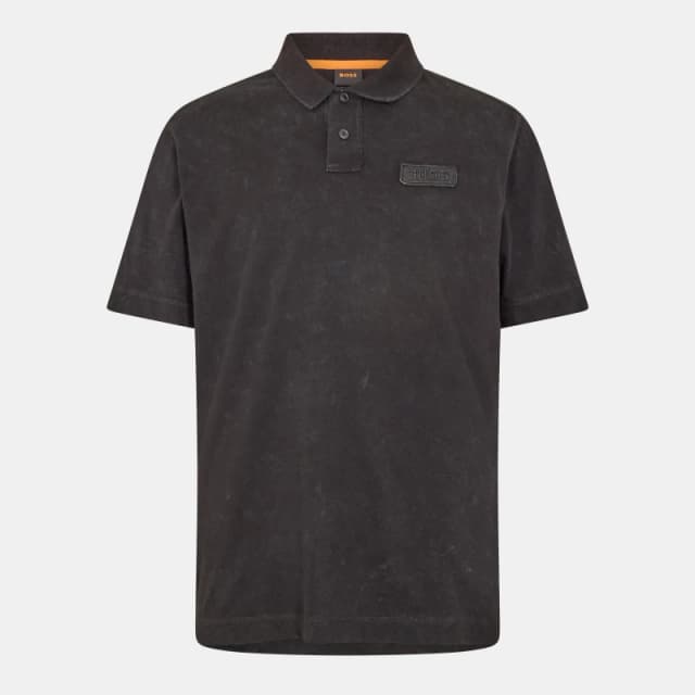 Boss Mens Slim Fit Polo Shirt, Stylish Design Black male S