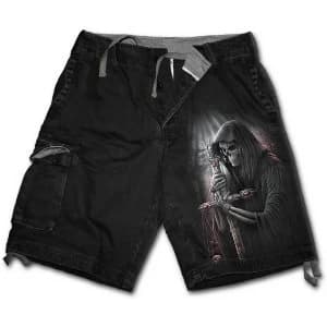 Soul Searcher Mens Small Vintage Cargo Shorts - Black