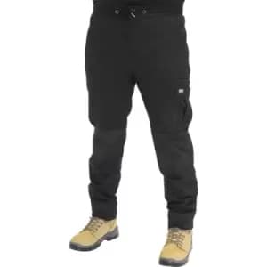 CAT Mens erpillar Dynamic Work Trousers 34" S in Black Cotton/Spandex