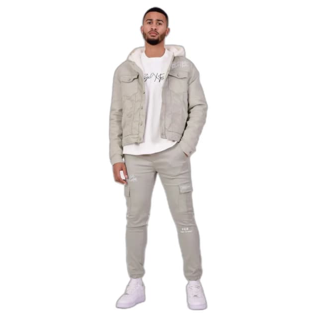 Project X Paris Denim jacket with shearling hood Project X Paris Gris Male S