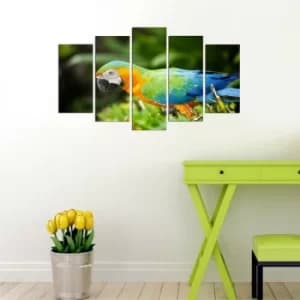 5MX-39 Multicolor Decorative MDF Painting (5 Pieces)