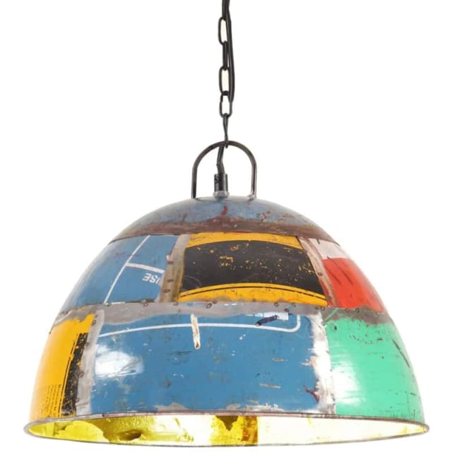 VIDAXL Industrial Vintage Hanging Lamp 25 W Multicolour Round 41cm E27 vidaXL 8720286024294