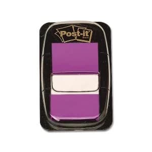 Post it 25mm Index Flags Purple 12 x 50 Flags