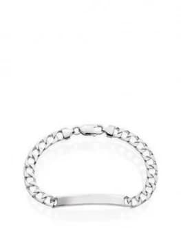 Beaverbrooks Silver Id Mens Bracelet