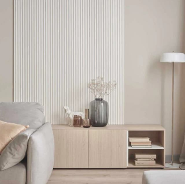 Vox Linerio Internal Decorative Wall Panel Pack 8; 2650Mm X 122Mm Per Each Length; Total Coverage 2.6M2 White WDNJR Unisex