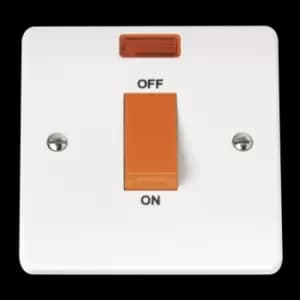 1-GANG45A D/P SWITCH WITH NEON