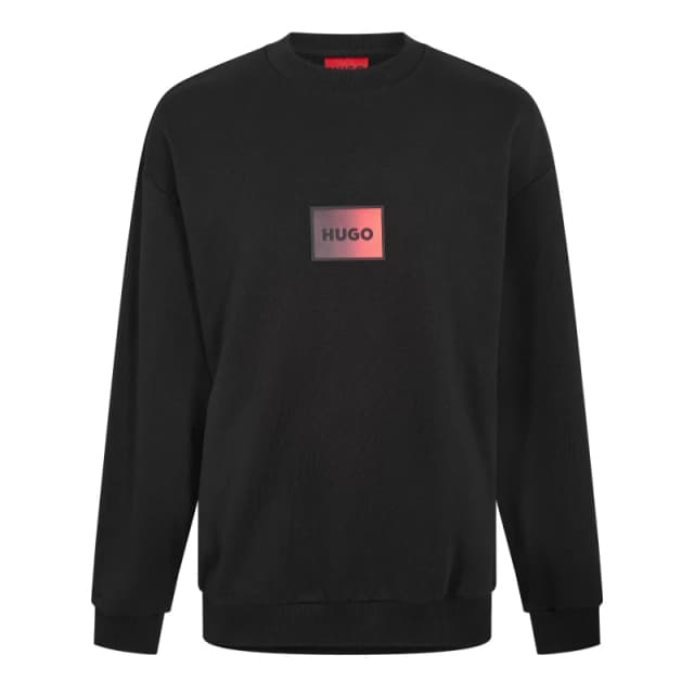 HUGO Danotop Boxed Logo Sweatshirt Black S