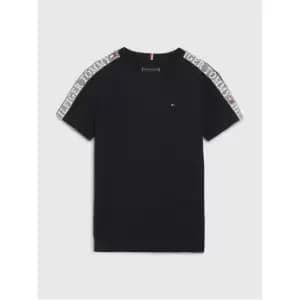 Tommy Hilfiger TAPE TEE S/S - Blue