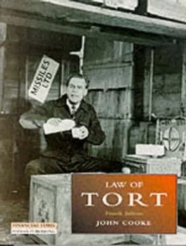 Law of Tort by John Cooke Book