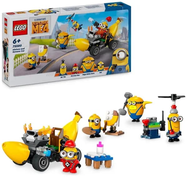LEGO LEGO Despicable Me Minions and Banana Car Toy for Kids 75580