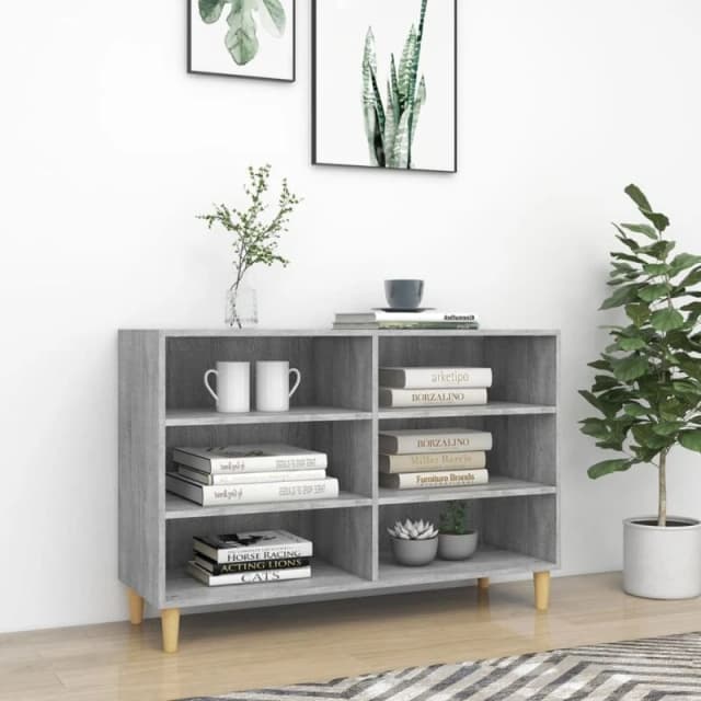 VIDAXL Sideboard Grey Sonoma 103.5x35x70cm Engineered Wood Vidaxl 8720286855324