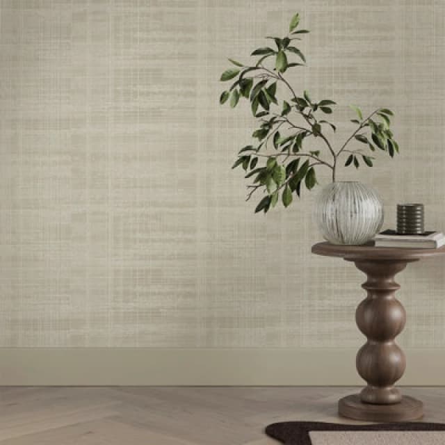 Boutique Lamont Weave Sand Wallpaper