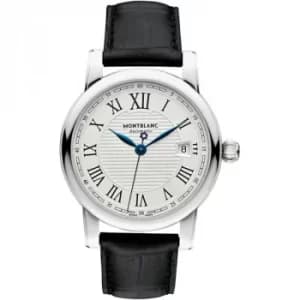 Mens Mont Blanc Star Roman Date Automatic Watch