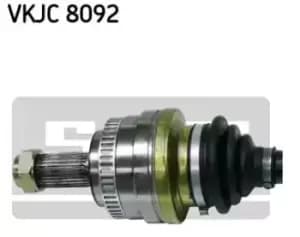 SKF Drive shaft BMW VKJC 8092 33217533445,33217547075 CV axle,Half shaft,Driveshaft,Axle shaft,CV shaft,Drive axle