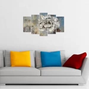 5PMX-044 Multicolor Decorative MDF Painting (5 Pieces)