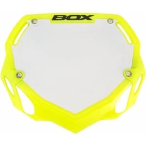 Box Phase 1 Large Number Plate Fluro Yellow