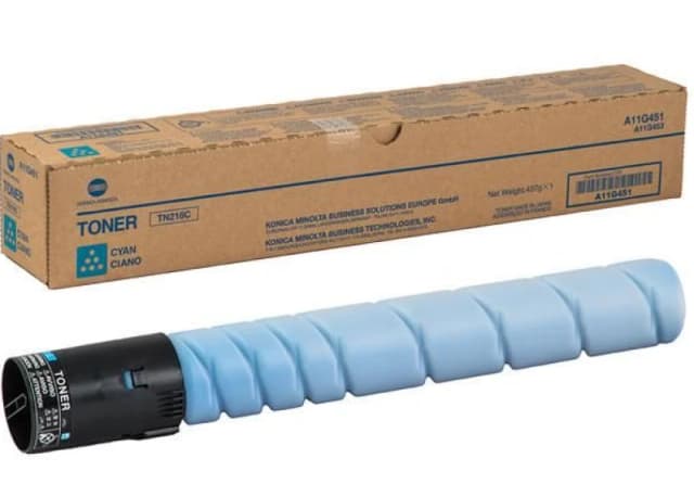 Konica Minolta TN-221C Cyan Toner Cartridge - A8K3450 (Original)
