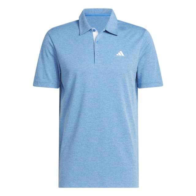 adidas Heather Polo Shirt Mens Lucid Blue male S