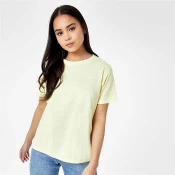 Jack Wills Endmoor Logo T-Shirt - Pale Yellow