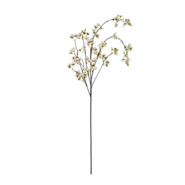 Hill Interiors Japanese Blossom Artificial Flower White (One Size)