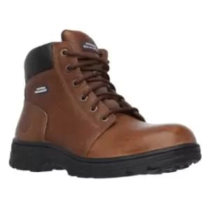 Skechers Mens Workshire Safety Boots (13 UK) (Brown) - Brown