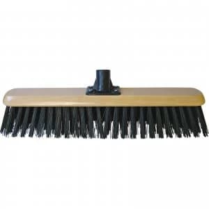 Faithfull Threaded Socket Black PVC Platform Broom Head 18" 18"