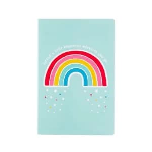 Sass & Belle Chasing Rainbows Spread Happiness A5 Notebook