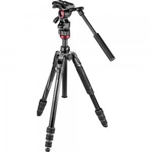 Manfrotto MVKBFRT LIVE Befree live fluid head with Befree aluminum tripod system Twist Lock