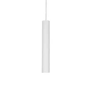Look 1 Light Slim Ceiling Pendant White, GU10