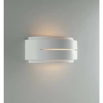 Fan Europe Lighting - Fan Europe Scott - Flush Paintable Plaster Wall Light, White, E14