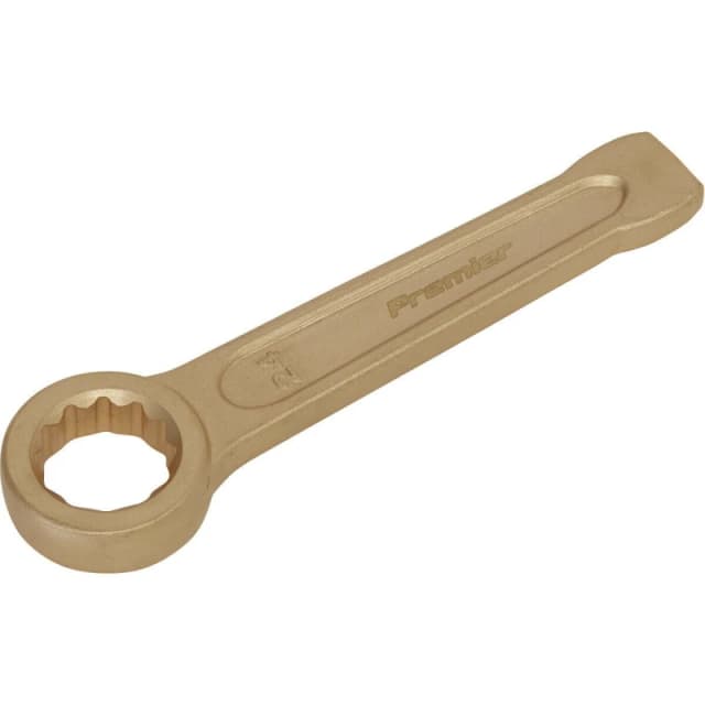 Loops 24mm Ring End Slogging Spanner - Non-Sparking - Short Profile Striking End Multi