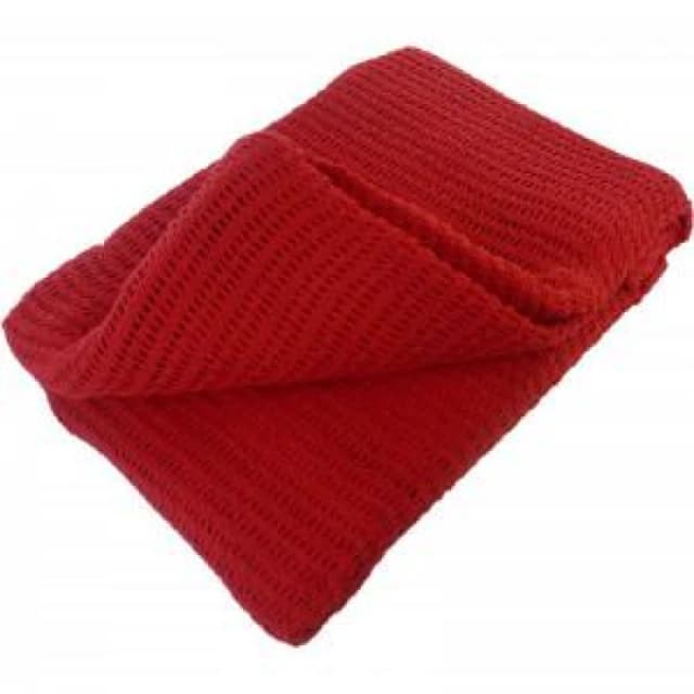 CLICK Hypaguard Cellular Blanket Red CM1701