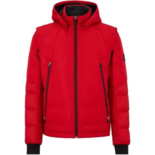 Boss Mens Junior Juniper Medium Puffer Jacket Bright Red male L