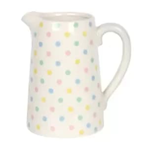 17cm Spotted Ceramic Flower Jug