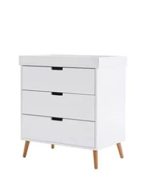 Obaby Maya Changing Unit, White/Natural