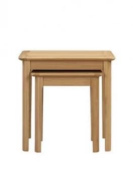 Julian Bowen Cotswold Ready Assembled Nest Of 2 Tables