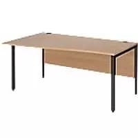 Dams International Wave Desk MB16WLKB 1,600 x 990 x 725 x 800 - 990 mm