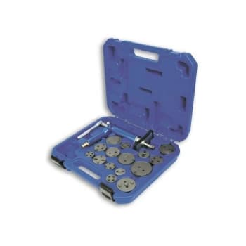 Brake Caliper Rewind Tool Set - Pneumatic - 16 Piece - 3991 - Laser