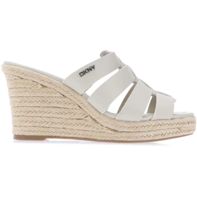 DKNY Cintera Wedge Sandals White female UK 5.5