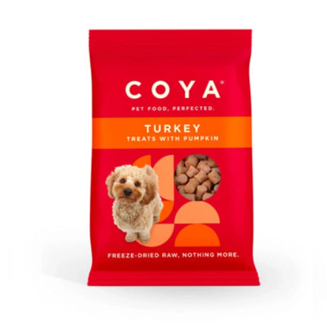 Coya Turkey Freeze-Dried Raw Adult Dog Treats 40g Brown unisex