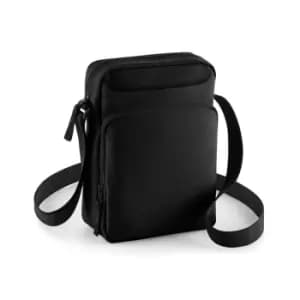 Bagbase Across Shoulder Strap Cross Body Bag (One Size) (Black)
