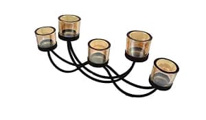 HESTIA? 5 Glass Tealight Holder on Stand