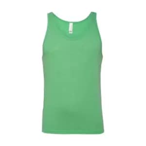 Canvas Adults Unisex Jersey Sleeveless Tank Top (XL) (Green Triblend)