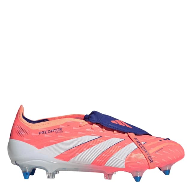 adidas Predator Elite Fold-Over Tongue Adults Soft Ground Football Boots Orange/White male 6 (39.3)
