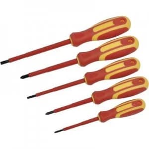 AVIT VDE Screwdriver set 5 Piece Slot, Pozidriv